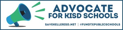 Decorative banner: Advocate for KISD School