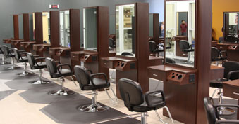 Cosmetology practice spaces 