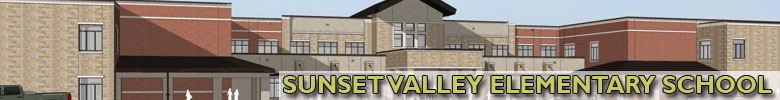 Sunset Valley Elementary project banner 