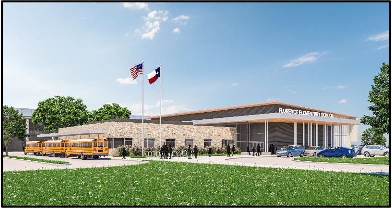 Rendering of completed Florence Elementary 