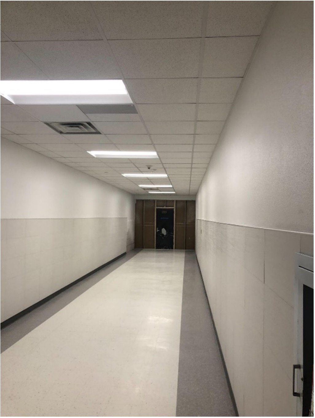 Renovated FHMS hallway